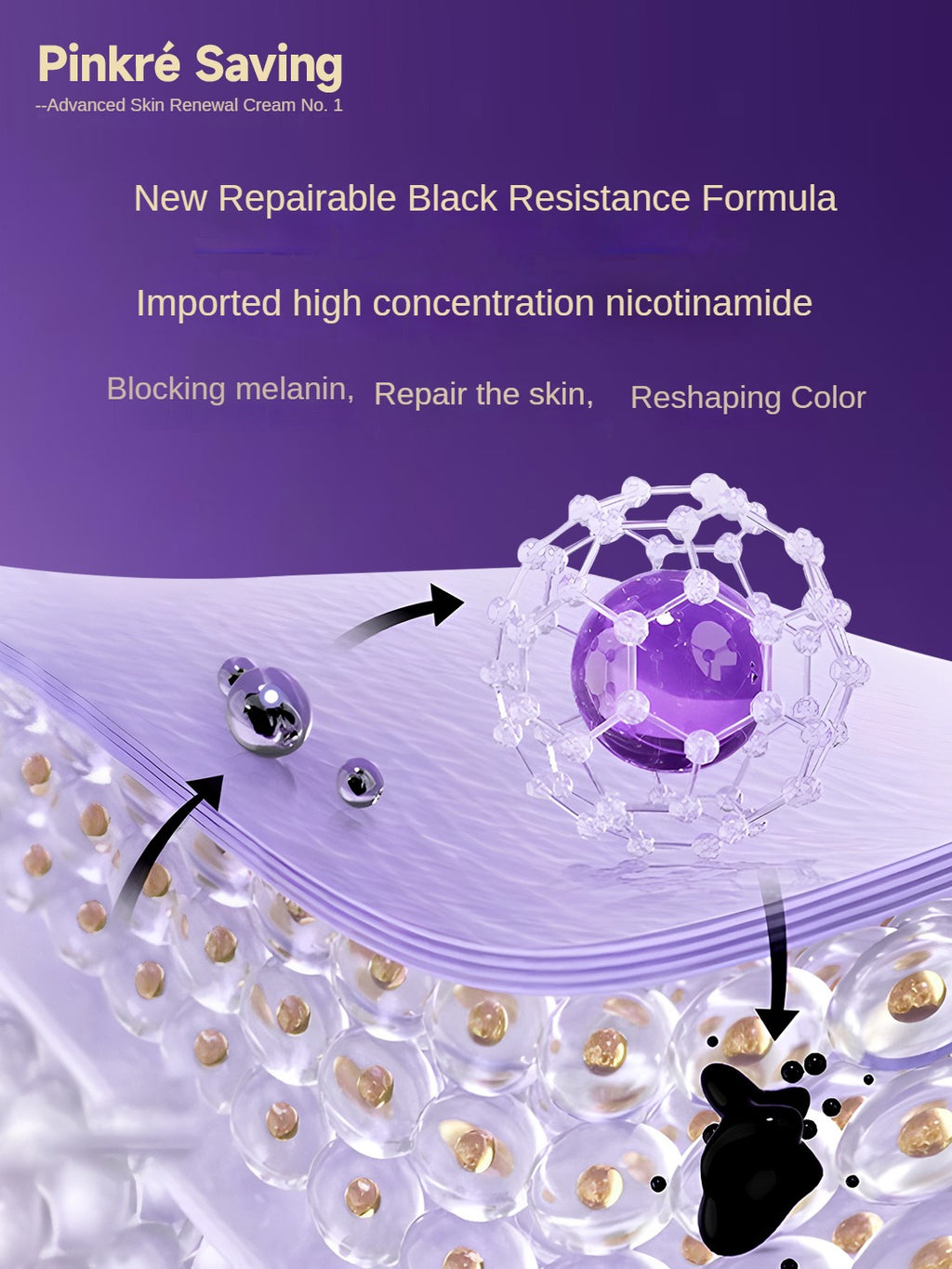 Advanced Skin Renewal Cream No.1 -- Pink Nipple Cream To adjust the Nipple Skin dark color to clear and pink