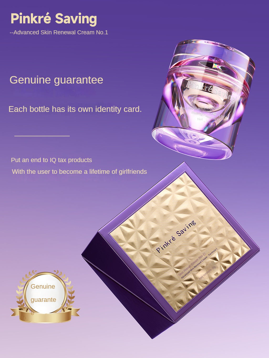 Advanced Skin Renewal Cream No.1 -- Pink Nipple Cream To adjust the Nipple Skin dark color to clear and pink